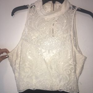 Black and white prom dress size 8